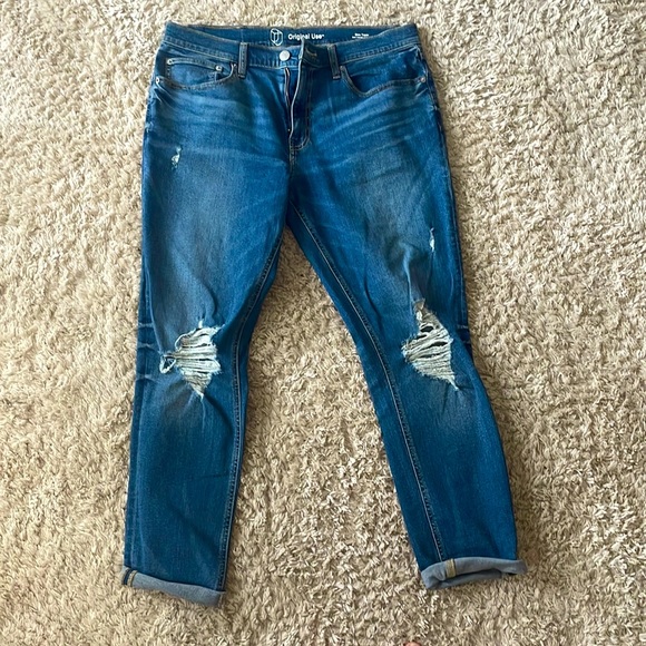 Original Use Jeans Original Use Mens Destructed Denim 33x32 Slim